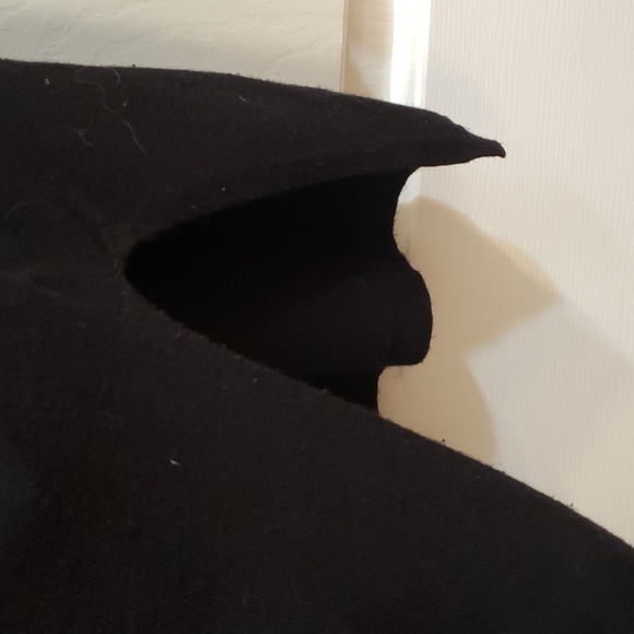 Women's long black sweater - Picture 3 of 7